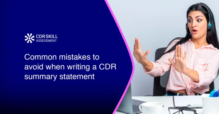 Common mistakes to avoid when writing a CDR summary statement