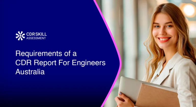 Requirements os a CDR Report for Engineers AUstralia