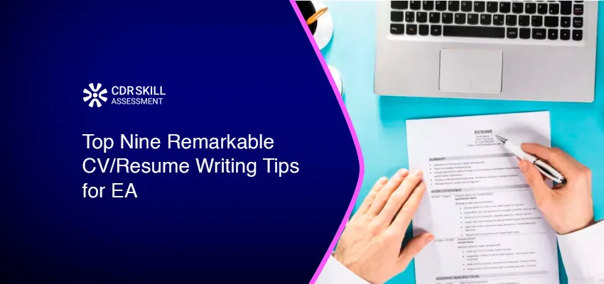 Top Nine Remarkable CVResume Writing Tips for EA